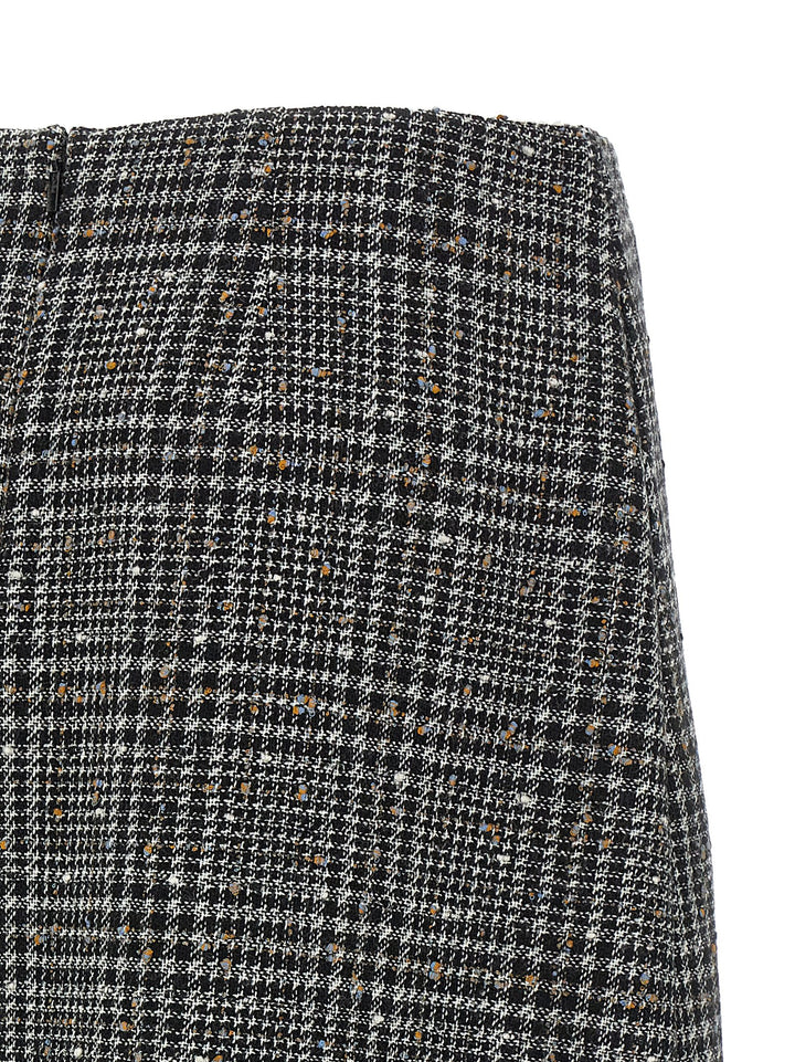 Fendi Tweed Skirt Gonne - Grigio | 18a4debc51e3d0724c8a7bc9ec0aa093663acf20