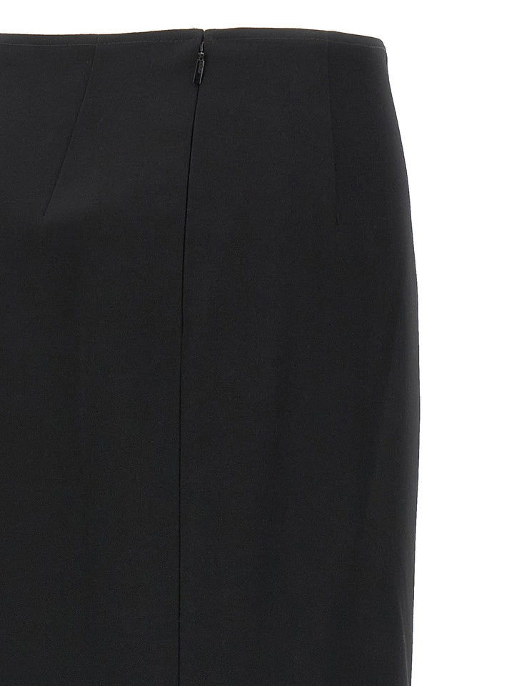 Fendi Grain De Poudre Skirt Gonne - Nero | a081b62c523e07864ef365d5297cb5dfaa325920