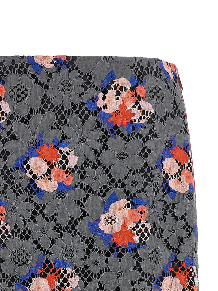 Fendi Fendi Bouquet Gonne - Grigio | 923a72ffc51ba9e3688e4156d1575f54fcc8bf6c