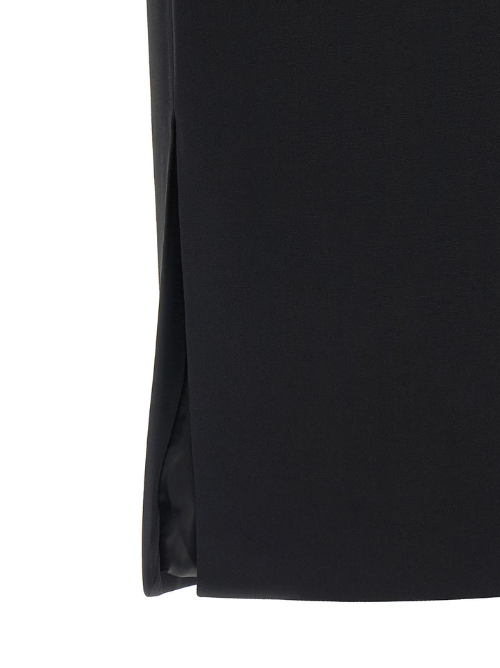 Fendi Skirt With Slits Gonne - Nero | 28f346971f5e85227cc0a4f4dfa1e487839d9167