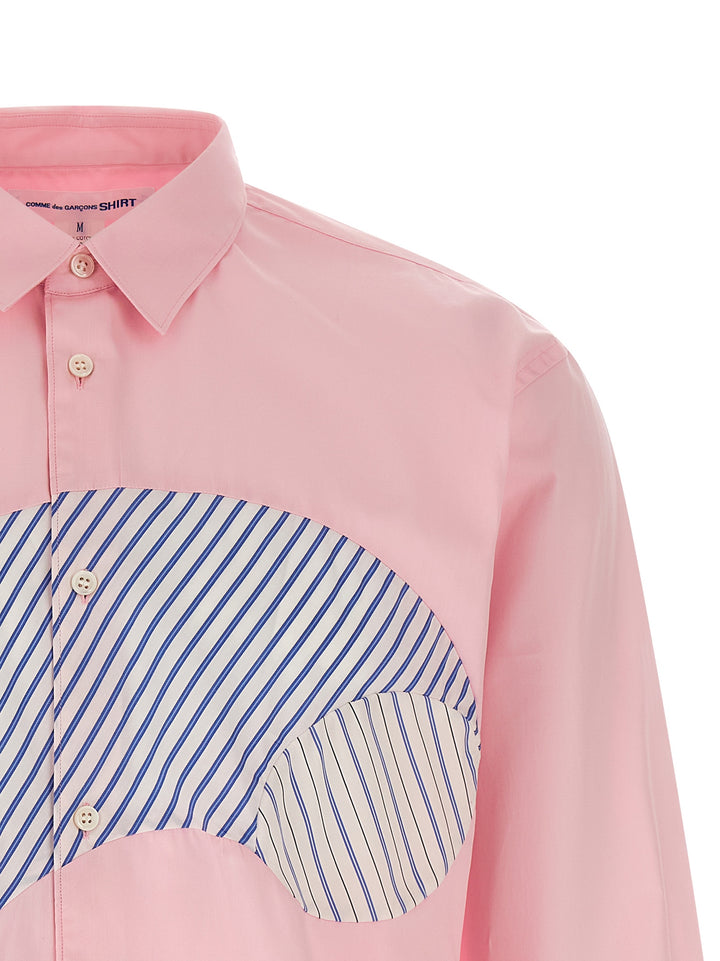 Comme Des GarçOns Shirt Insert Shirt Camicie - Rosa | 3001706e081608dd34a2c172fbcb9ad04efb1a37