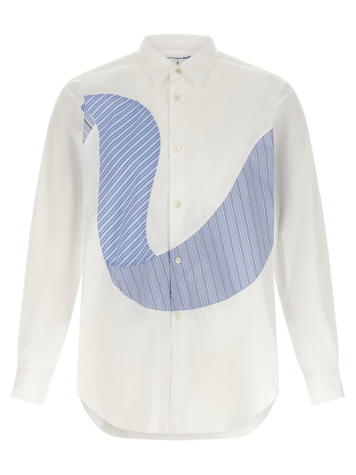 Comme Des GarçOns Shirt Insert Shirt Camicie - Bianco | b38a2d4937e00e5769c9508d1c67f12b86bc8121