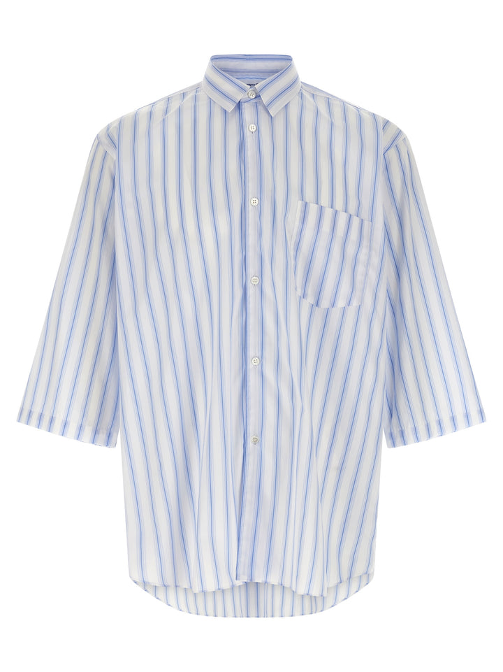 Comme Des GarçOns Shirt Striped Shirt Camicie - Celeste | ef725a4adf4195fe67ece0d24cbbac6156dd008d
