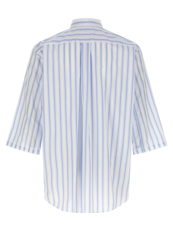 Comme Des GarçOns Shirt Striped Shirt Camicie - Celeste | 713ff34bd43e563f7f711b1494d8de177387ddcd