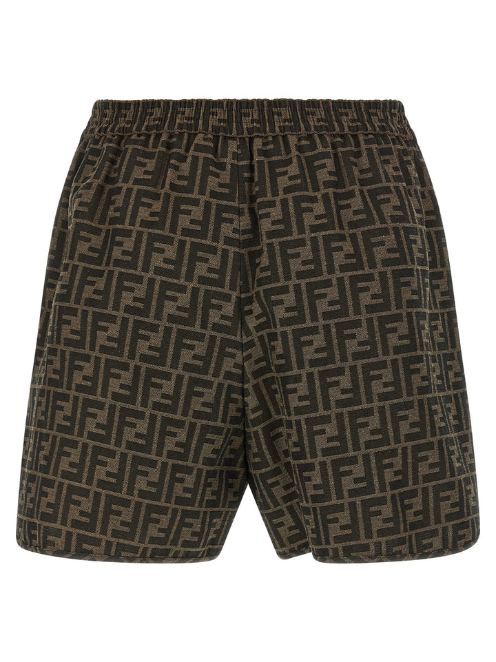 Fendi Ff Bermuda e Short - Multicolor | c3c453b5708288a94d8c1a6bd1d63b2cb27fbcee