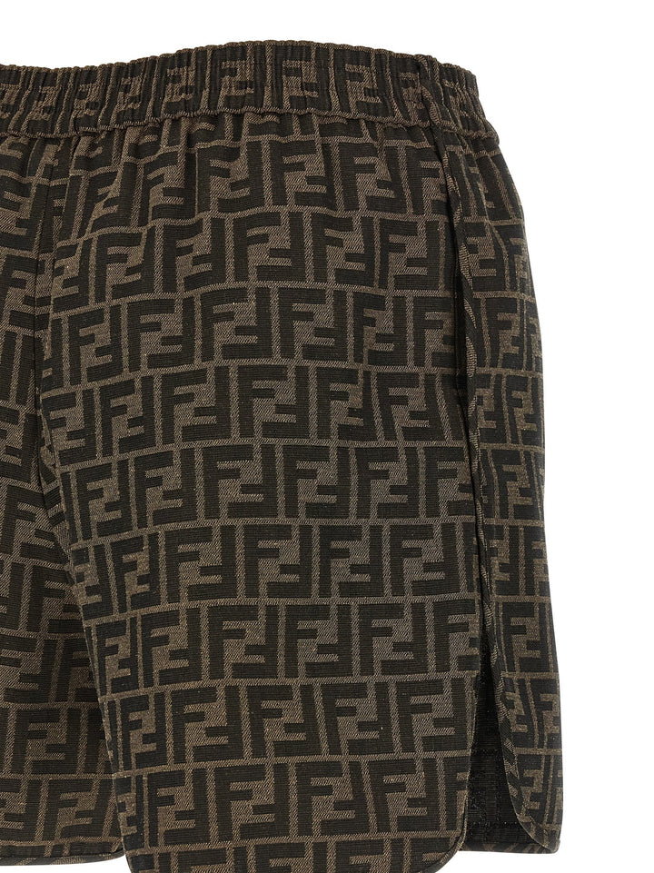 Fendi Ff Bermuda e Short - Multicolor | 691aaa2bc1aa015faf48c21fd8eb64187297bc7f
