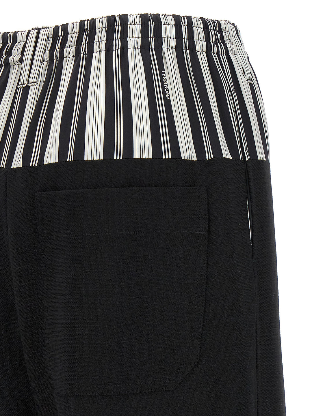 Fendi Basque Trompe L'oeil Pantaloni - Nero | 4a90d487a176865a1e5e69adfa15271742303709