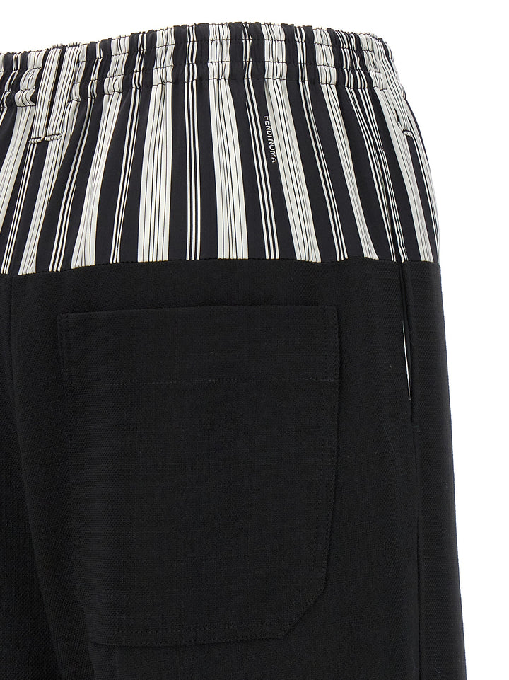 Fendi Basque Trompe L'oeil Pantaloni - Nero | 4a90d487a176865a1e5e69adfa15271742303709