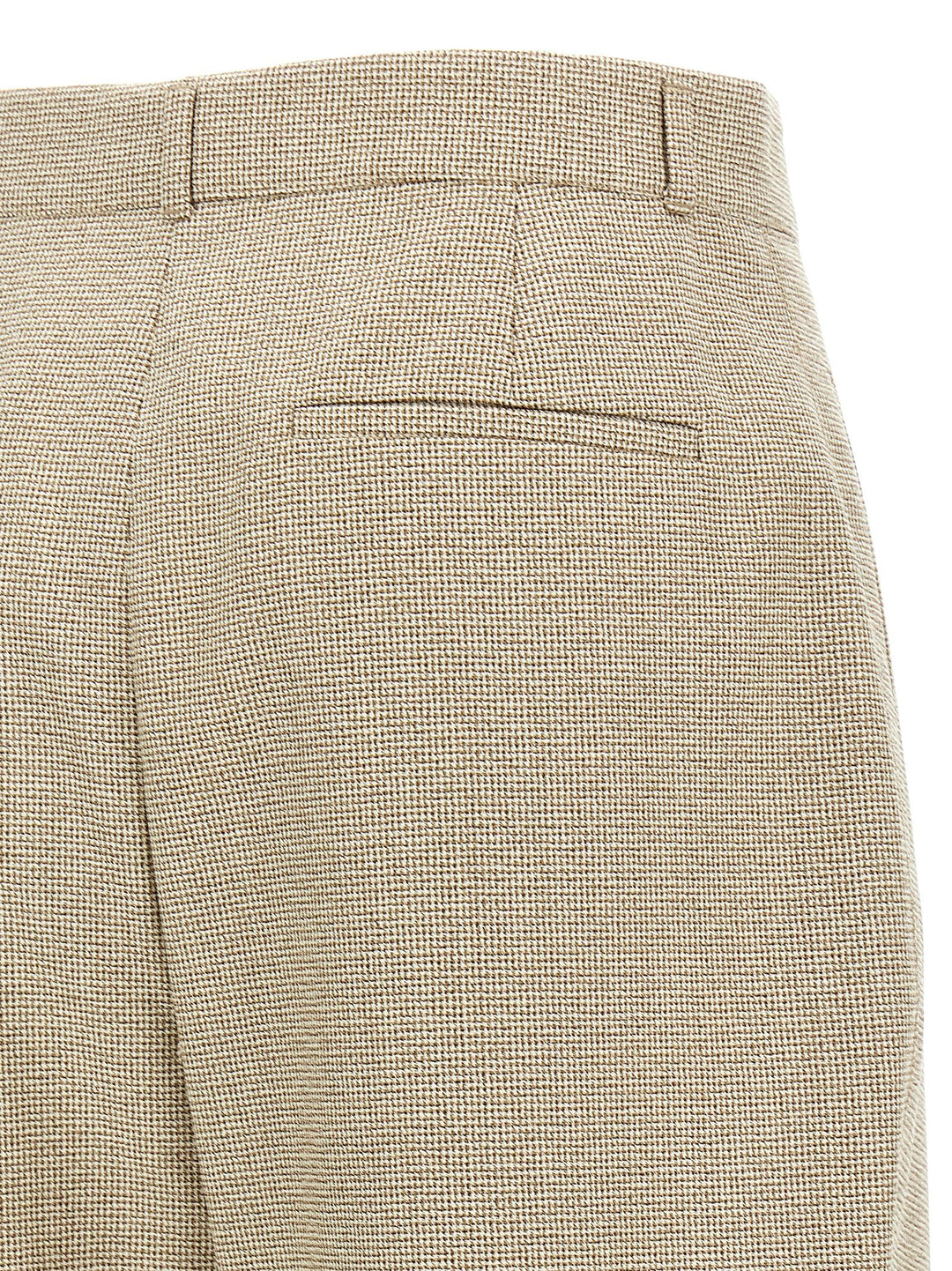 Fendi Micro Check Trousers Pantaloni - Beige | 06d7e3c087d6f9b6aa0e9b8a16a2c985de557cc8