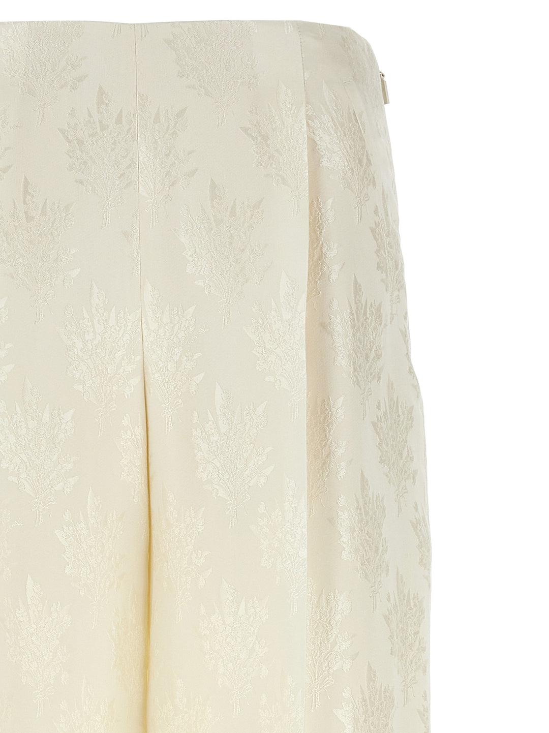 Fendi Bouquet Pantaloni - Bianco | c5f6f3124b0f3c9451eb1a9453a693b0e362e8fa