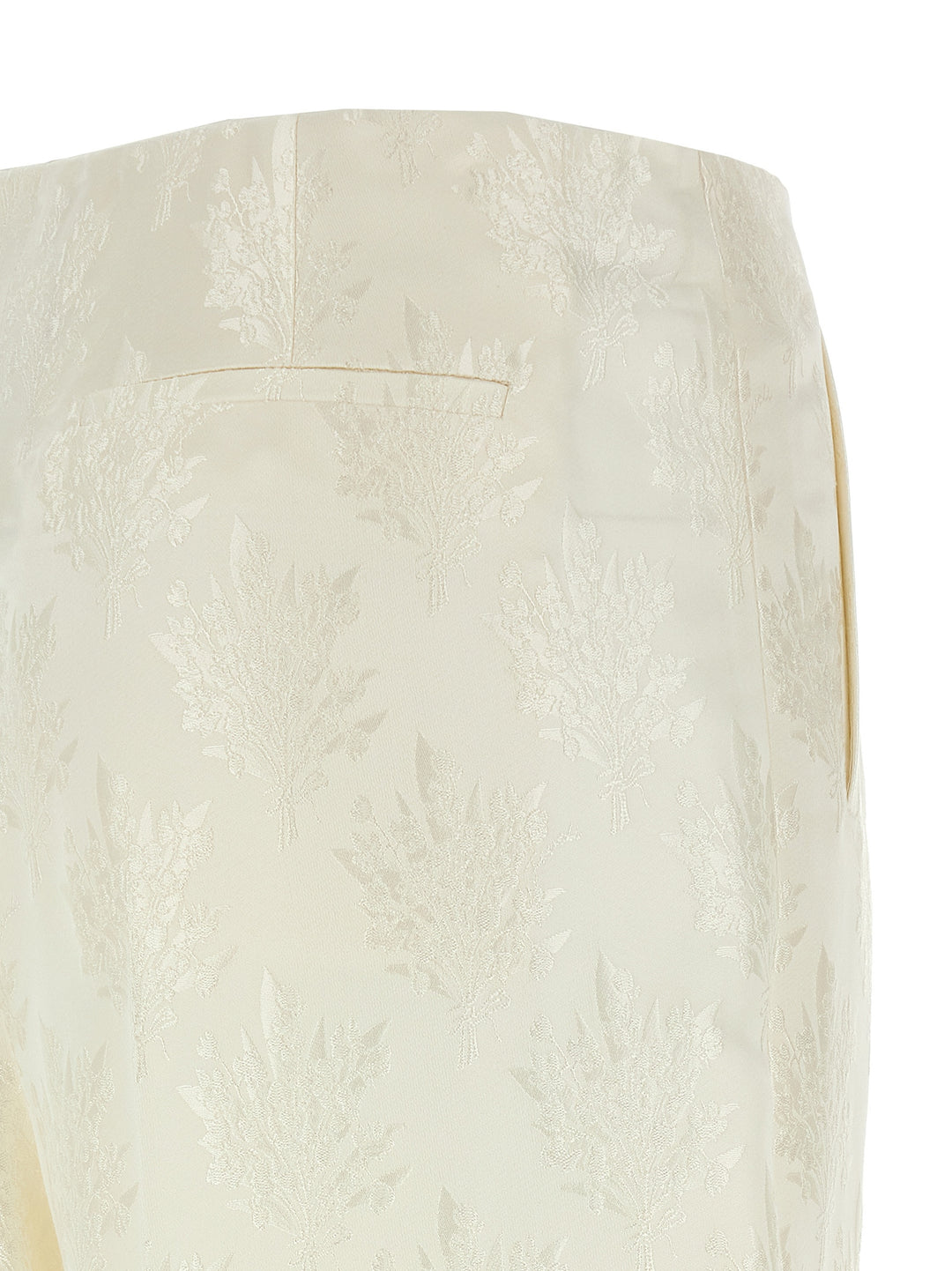 Fendi Bouquet Pantaloni - Bianco | d80c3526ffaf61a4373efafcb28011e658aa75dd