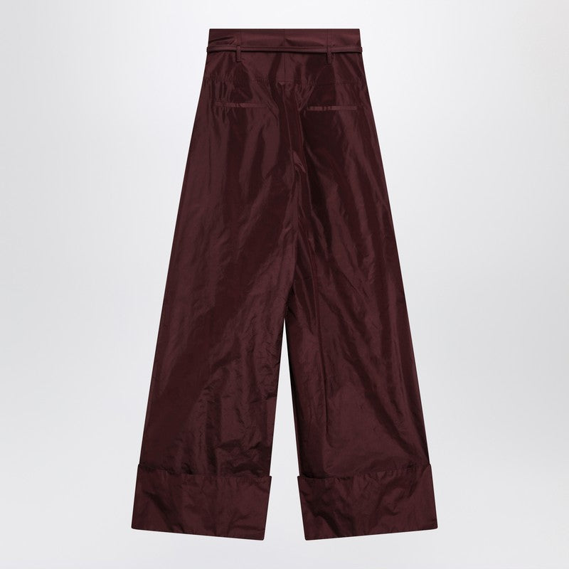 Fendi Pantaloni - Burgundy | 5a16ba4defe5277b38a396a2c5e6968382c222b5