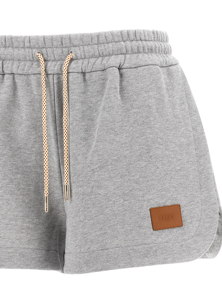 Fendi Essentia Bermuda e Short - Grigio | 127e564a6c3e2c9149dc6278826dffc82da5043f