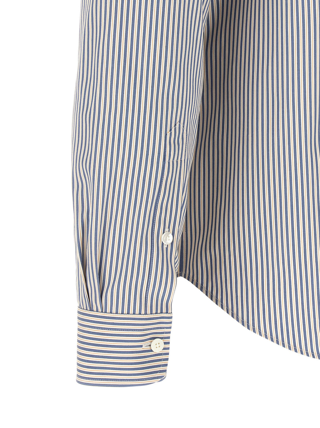 Fendi Striped Button-Down Shirt Camicie - Blu | 8f0cc4d53aca761d878653c37c08493b411022e9