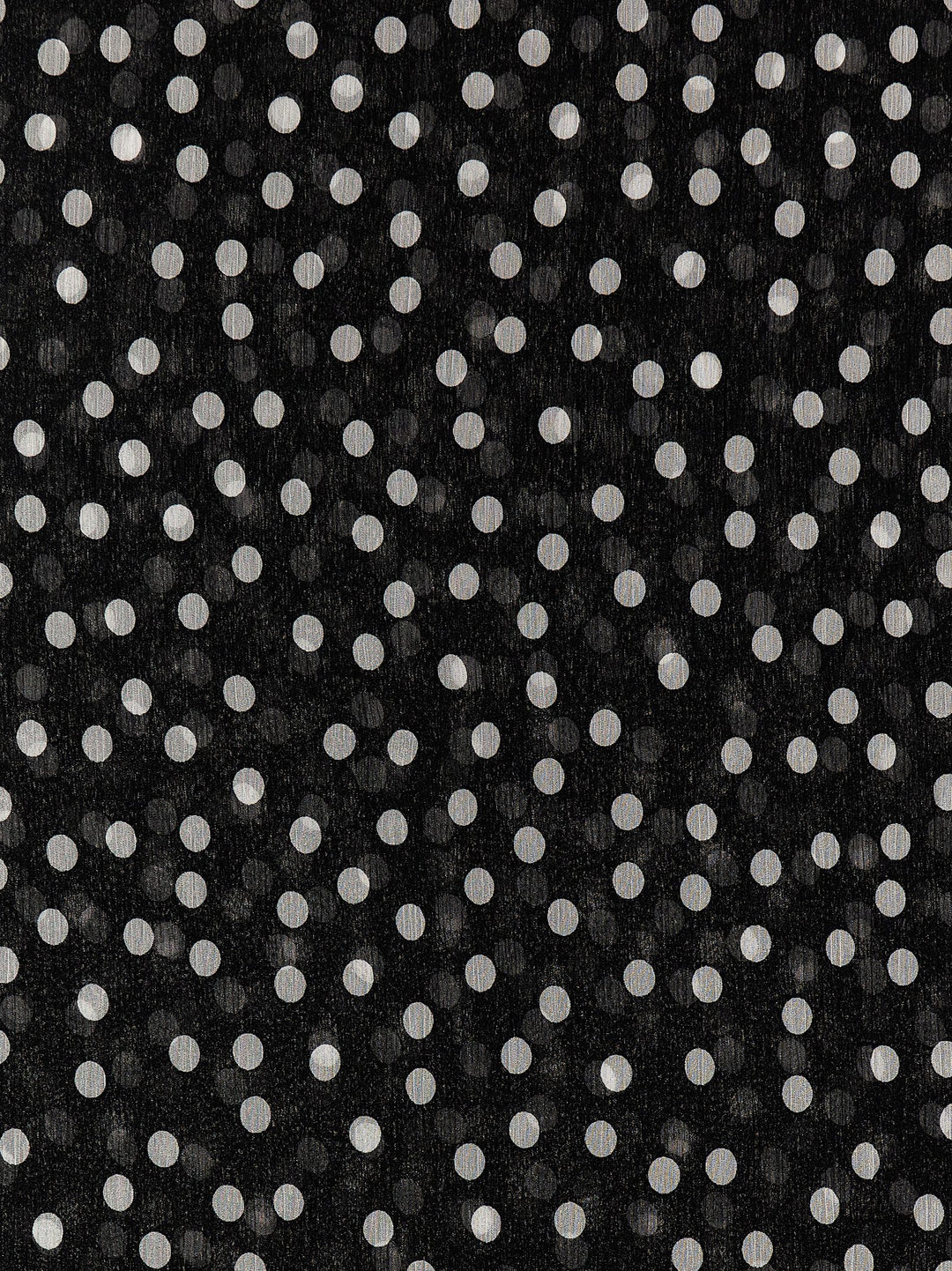 Dolce & Gabbana Polka Dot Chiffon Scarf Sciarpe - Bianco/Nero | 3732bd4546ee73ff8ad59055b72aeff34b94d915