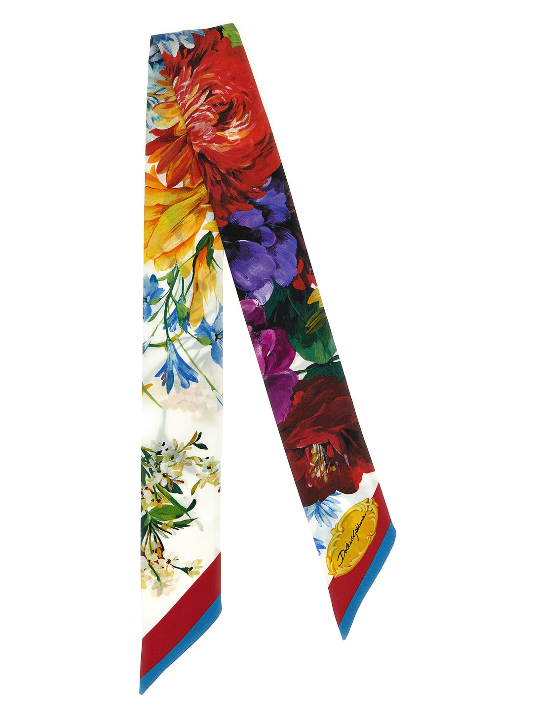 Dolce & Gabbana Bandeau Floral Print Sciarpe - Multicolor | f0f20bb09565dc165f5510def33f5bb6127dd6e2