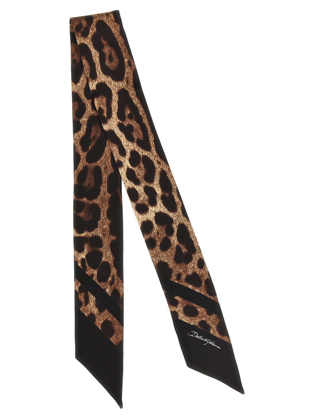 Dolce & Gabbana Animal Bandeau Sciarpe - Marrone | b09e4e89f73eca26eebe337ed7092da8b76da1f2