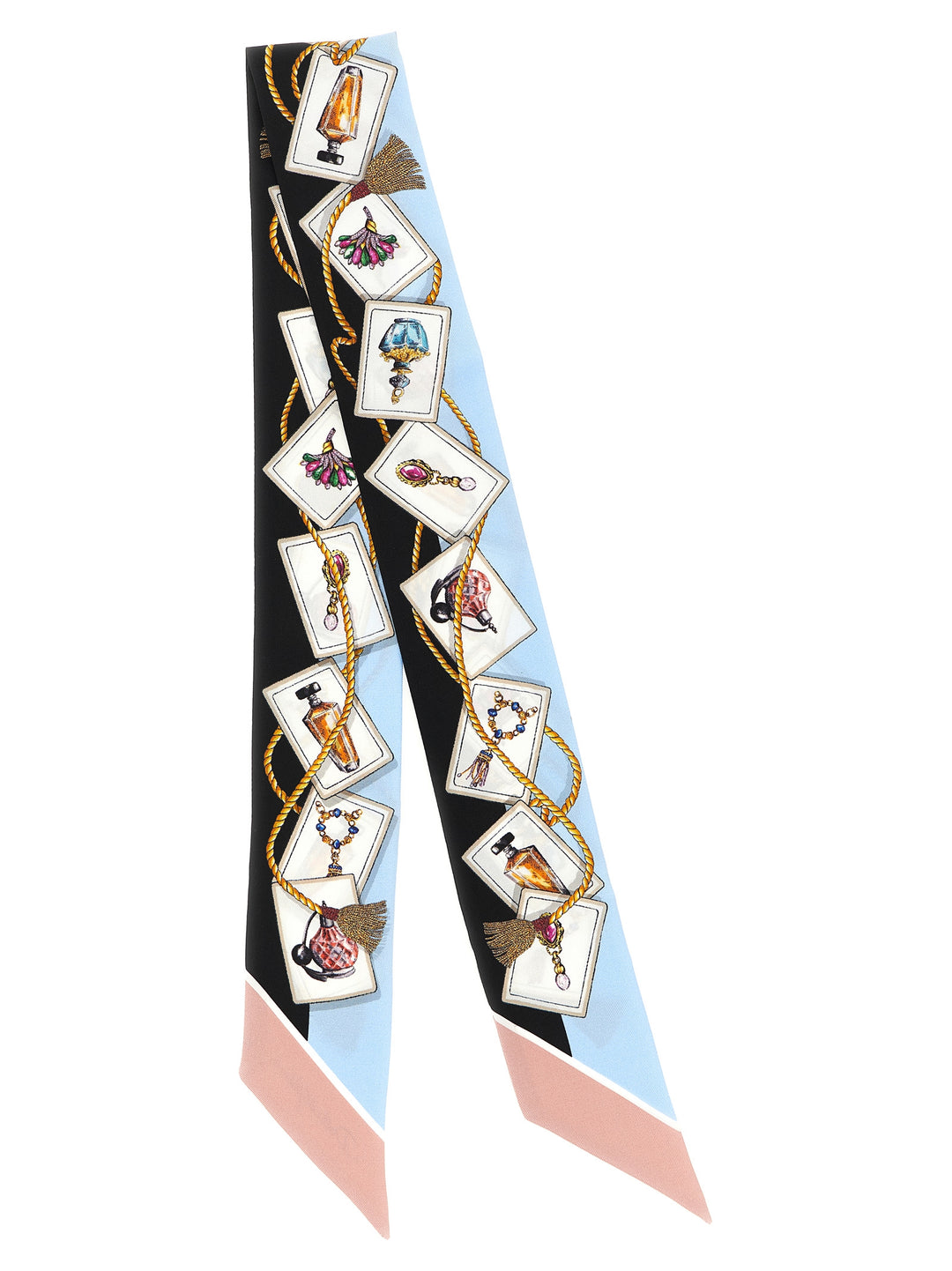 Dolce & Gabbana Silk Bandeau Sciarpe - Celeste | e3f3567b020e723ed9fb4fdc4a5901c21d26a56e