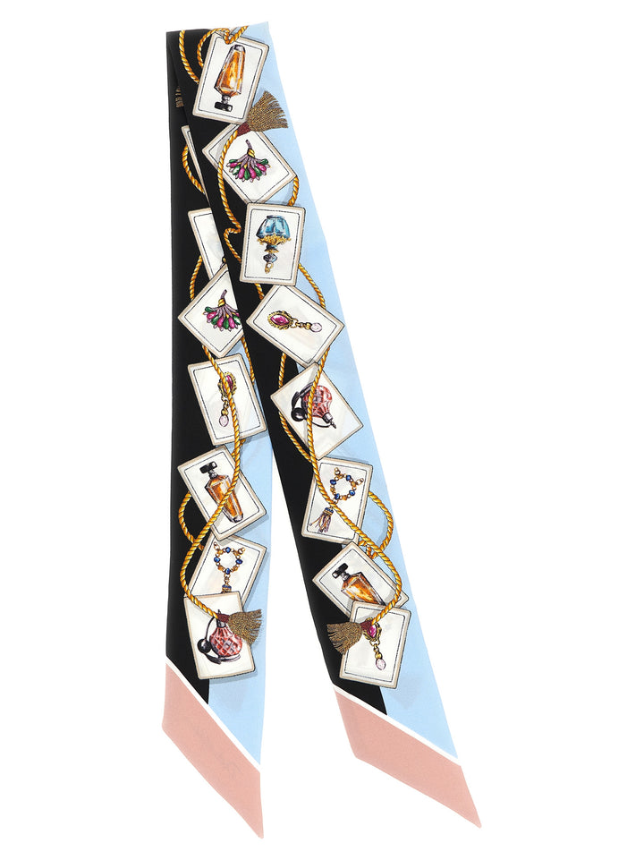 Dolce & Gabbana Silk Bandeau Sciarpe - Celeste | e3f3567b020e723ed9fb4fdc4a5901c21d26a56e