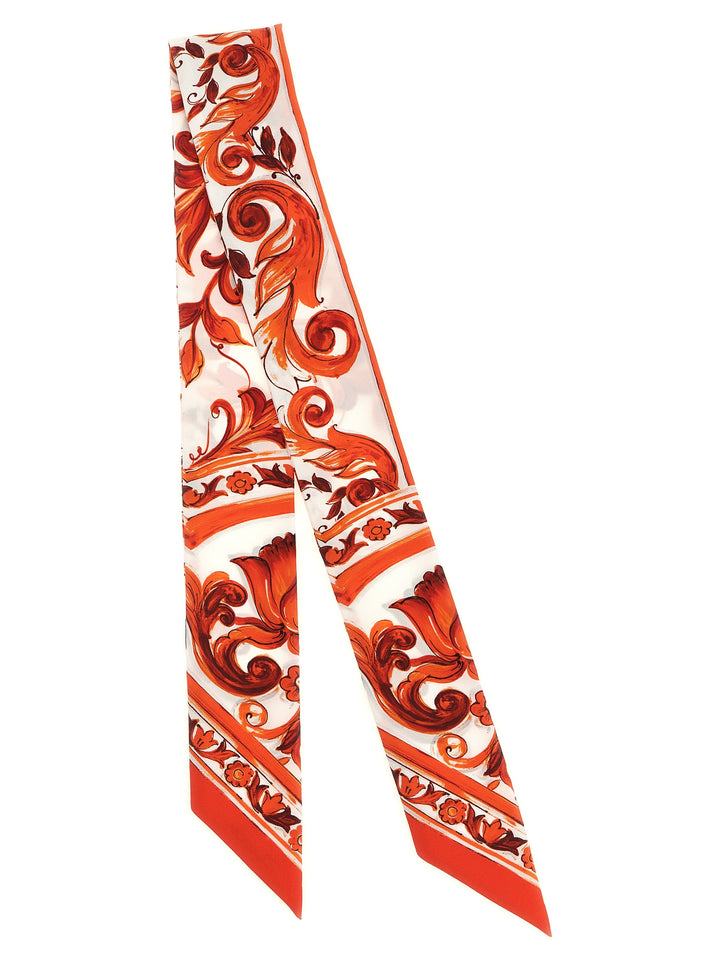 Dolce & Gabbana Maiolica Sciarpe - Arancione | 9fd8cc1ef06969ef827e80081468d150b35e2bd5