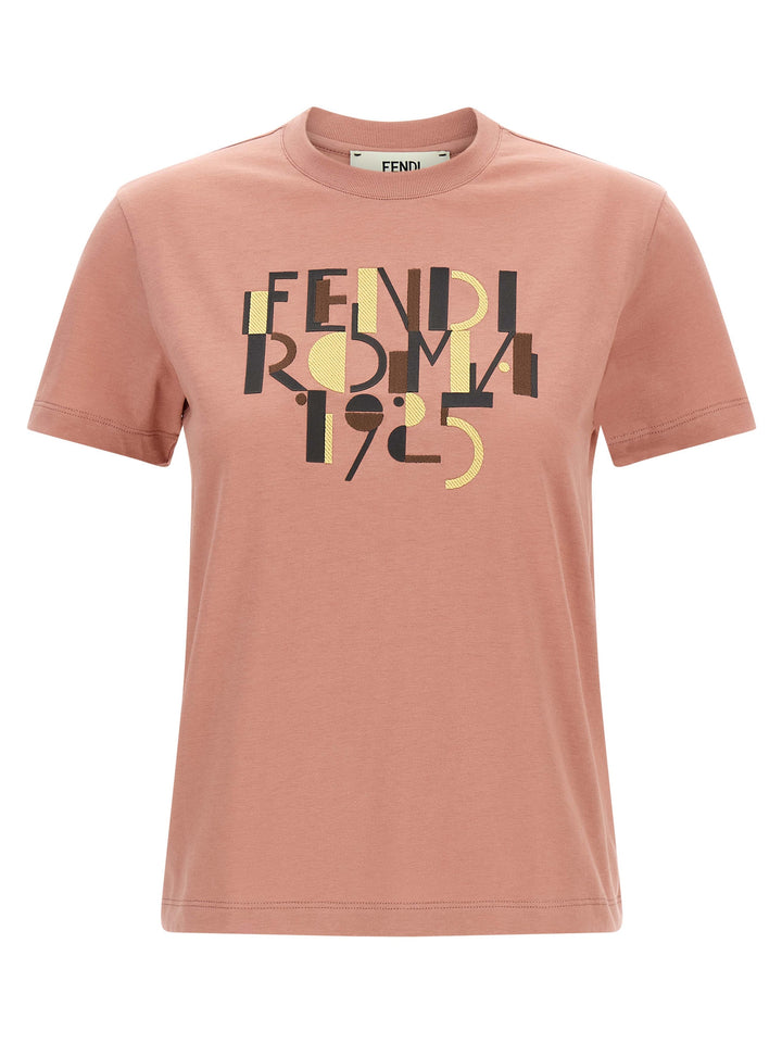 Fendi Fendi Roma 1925 T shirt - Rosa | 1a2a0816210b32a758fcb6f7b96da63bf34f623a