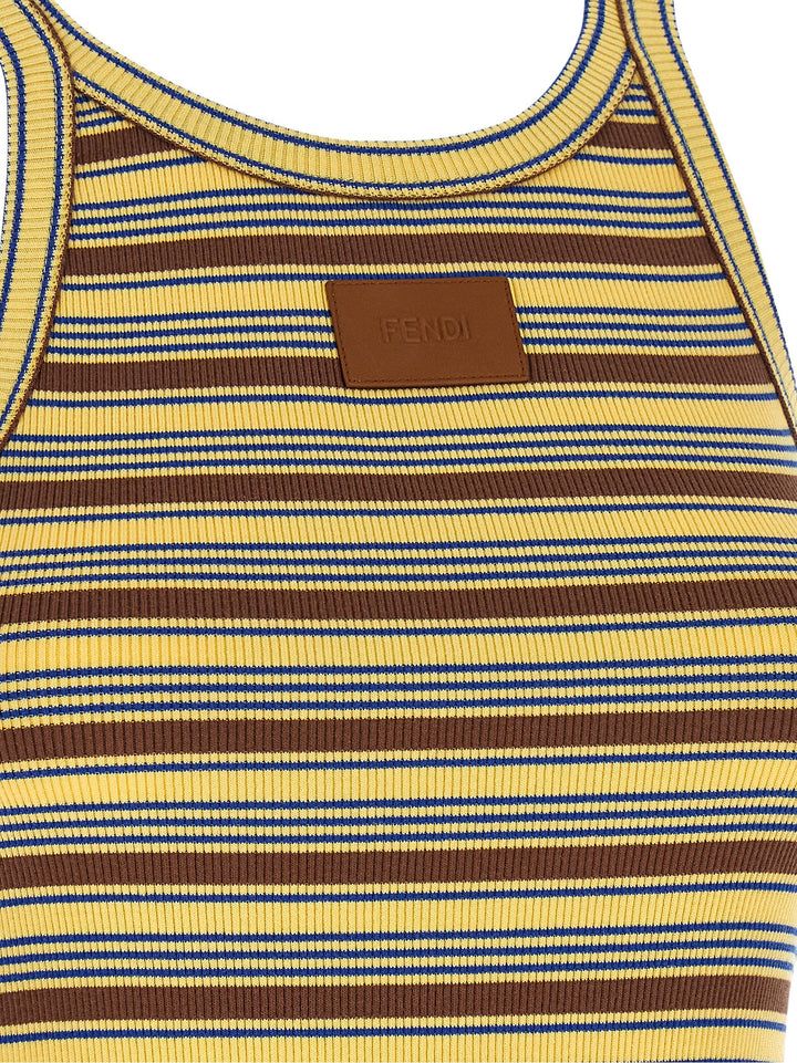 Fendi Striped Top Top - Multicolor | 2fbcab769386ac9c0b88281aefad42f003f18bf2
