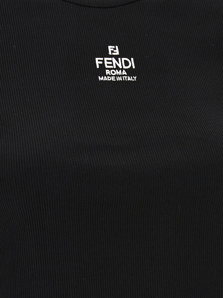 Fendi Fendi Top - Nero | 93b0e18ea90404d10f4fc24d2f4dfe8d1be52e36