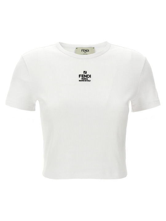 Fendi T Shirt Bianco
