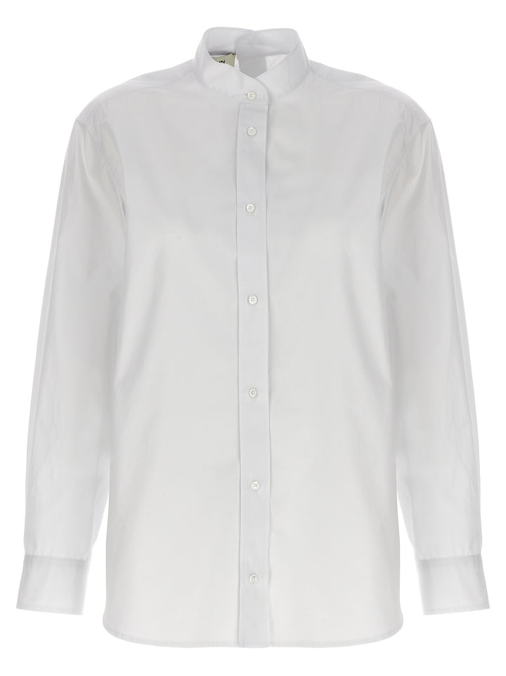 Fendi Poplin Shirt Camicie - Bianco | 1e15d70e483ce07e4bf935bef225e036d6816f62