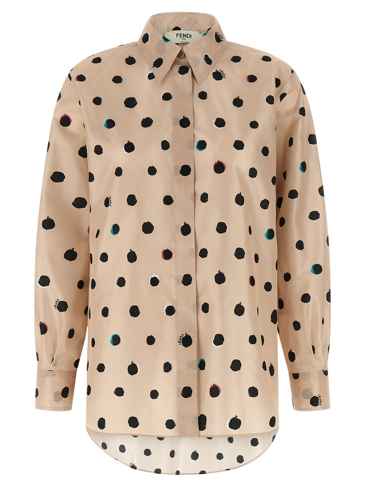 Fendi Falena Dots Camicie - Rosa | 6a2ba5f3f3769dd2a37e76976fcffe8141cf79b9
