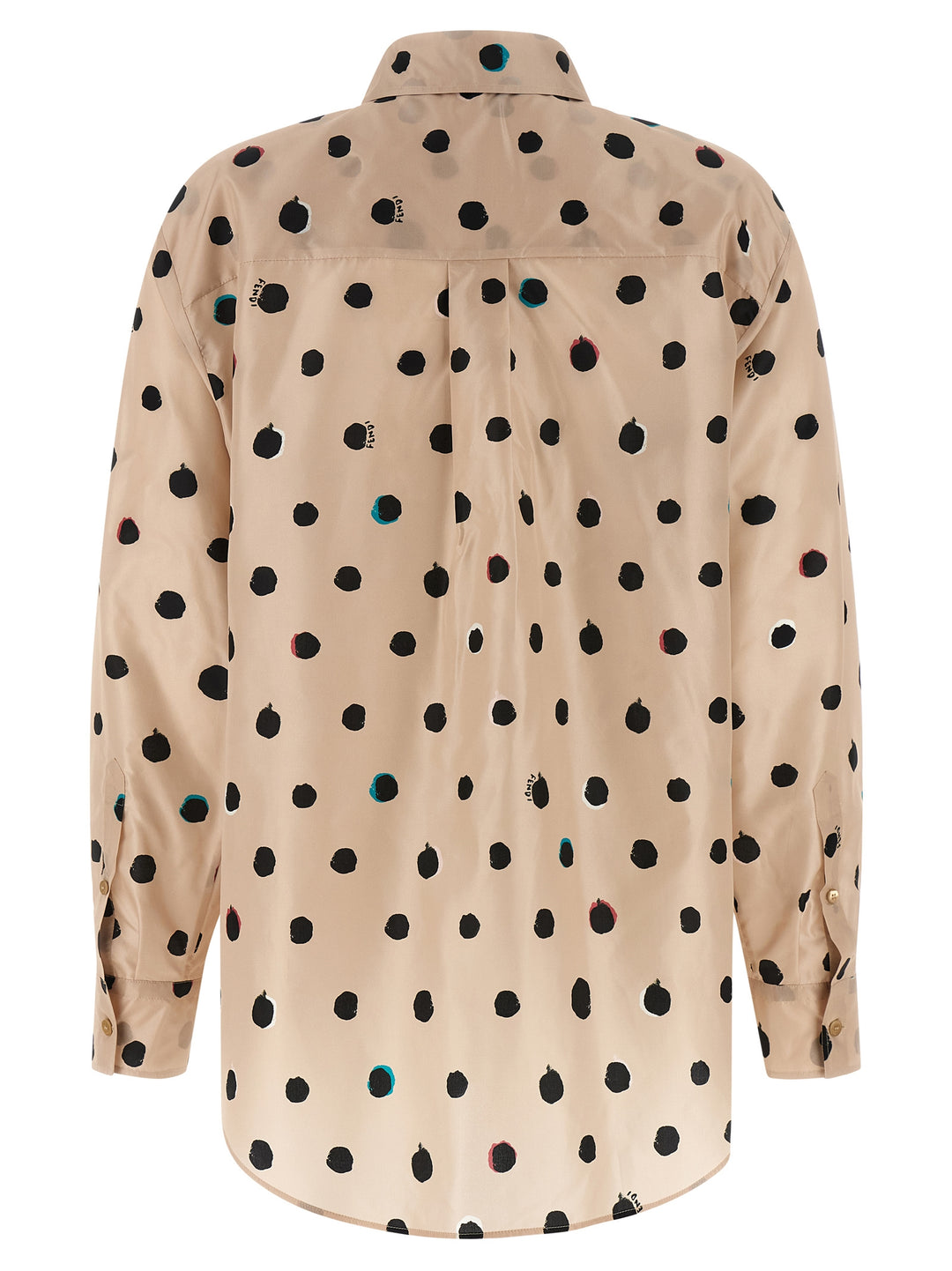 Fendi Falena Dots Camicie - Rosa | 7d10cdb6450bd87d4c666af7ec02afaf5f5af904