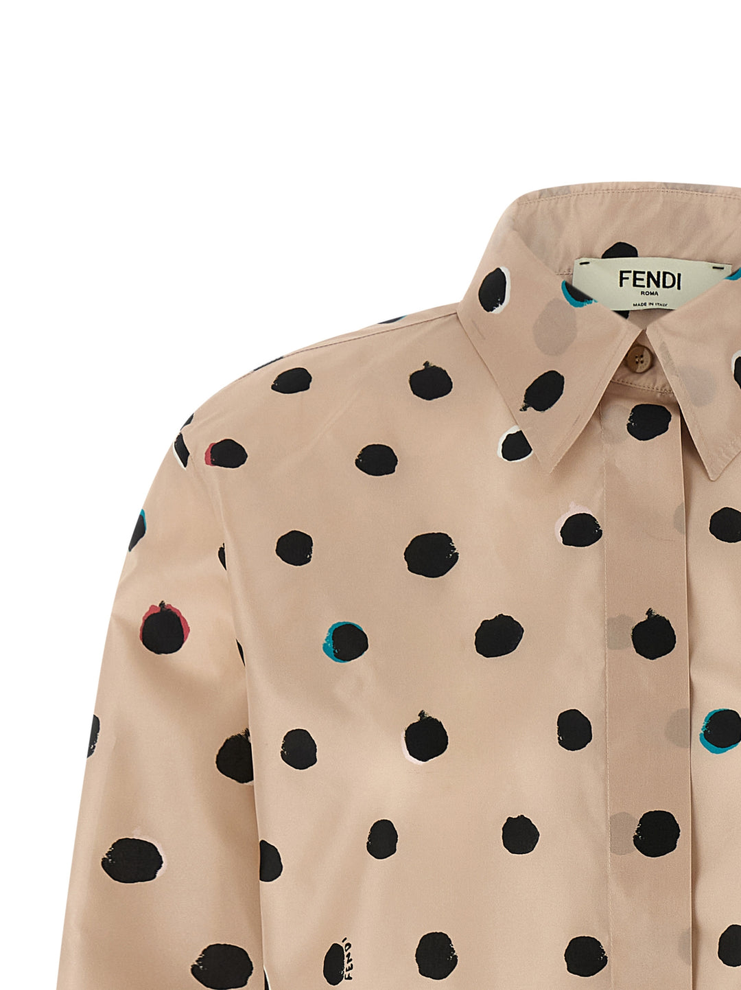 Fendi Falena Dots Camicie - Rosa | f8fc7588e98da9bd7f3e7049edf47f5dd66c6de3