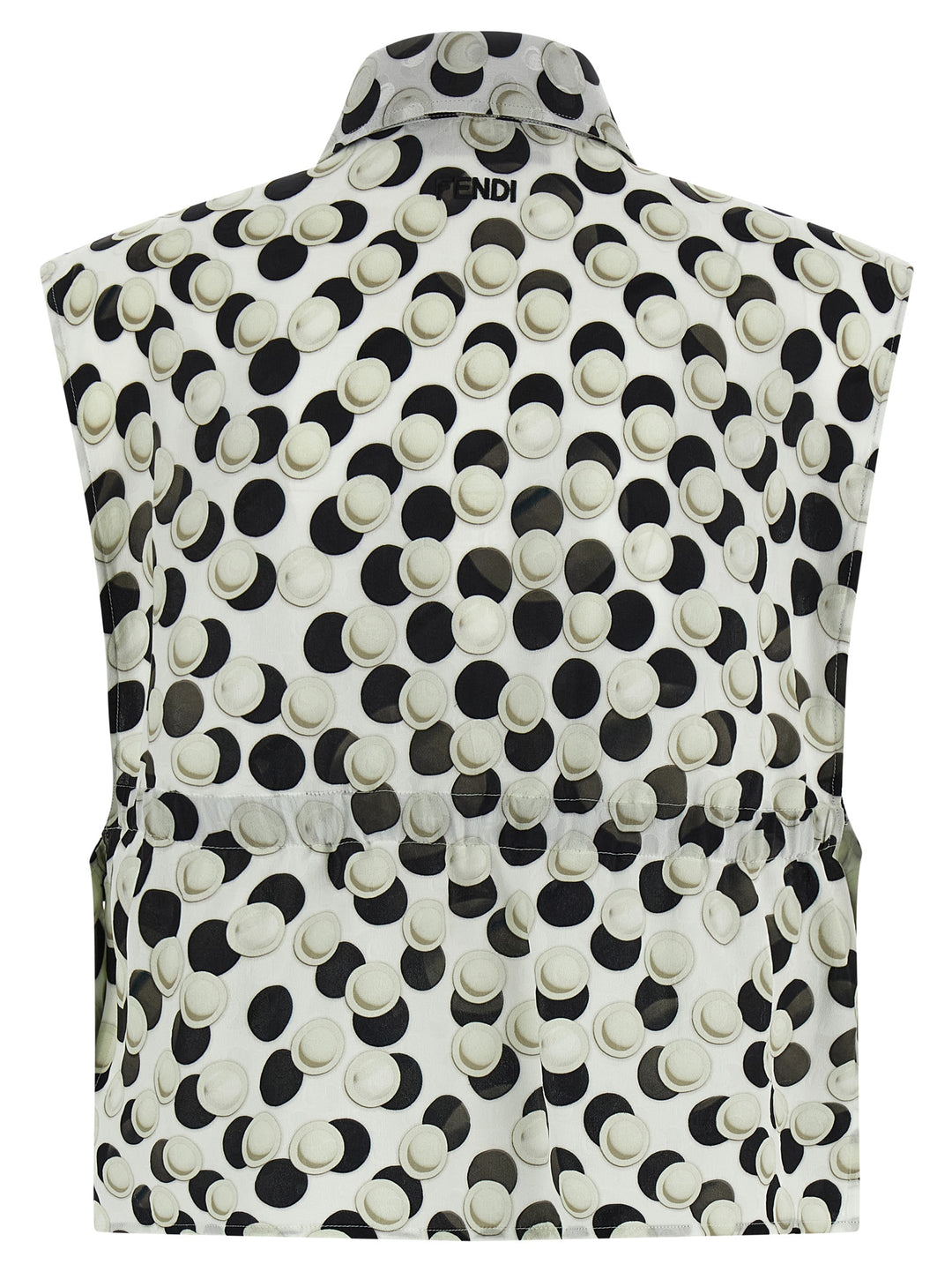 Fendi Polka Dot Crop Top Top - Multicolor | 229c733c1d53c2516aa052221ccc4c835e11e1d4