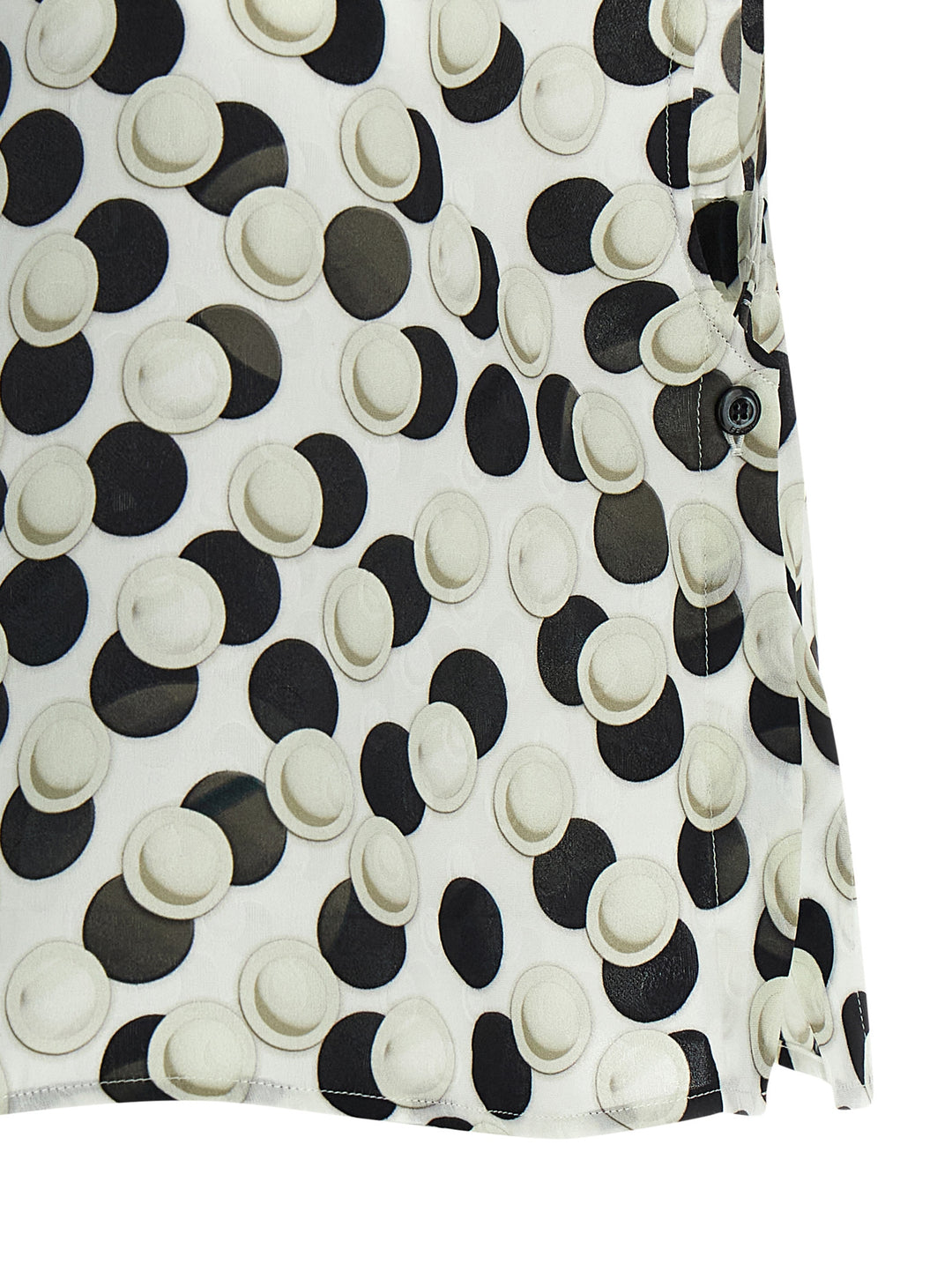 Fendi Polka Dot Crop Top Top - Multicolor | e8368d6d50d02f67af7a8e2768b377bfdf70d800
