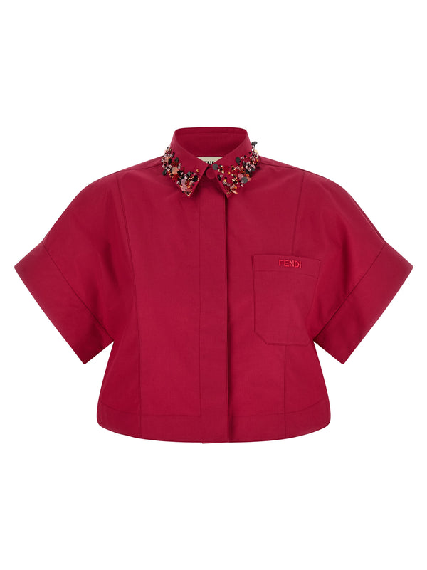 Shirt With Embroidery Camicie Multicolor