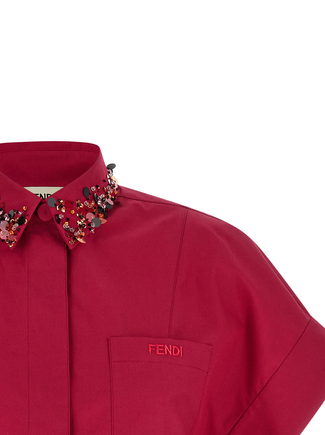 Fendi Shirt With Embroidery Camicie - Multicolor | 8e27b9323eec8fefed863a0e8d57cb75cb2637e2