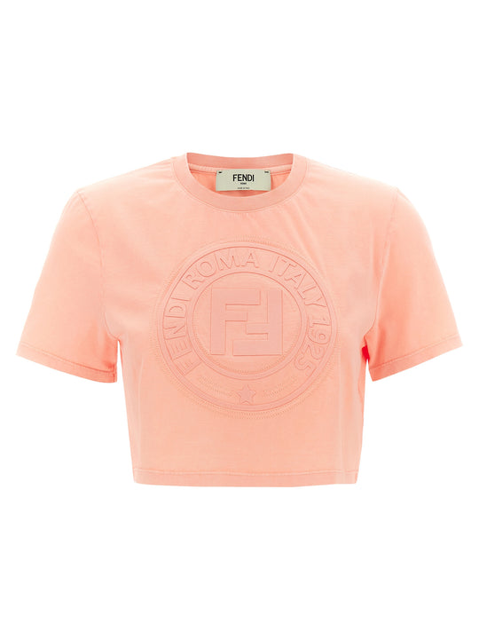 Fendi Roma T Shirt Rosa