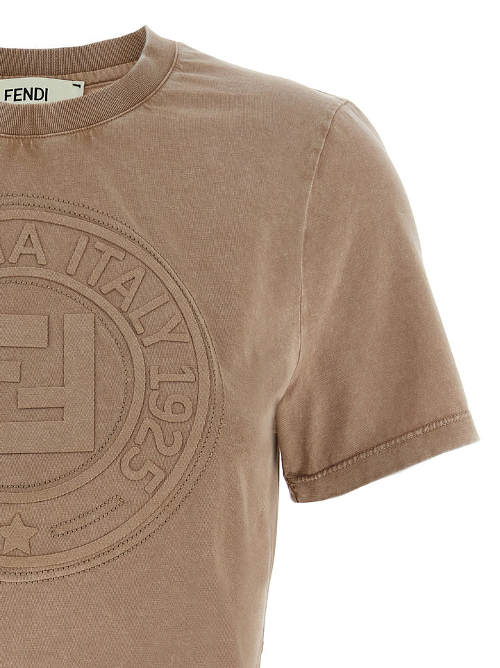 Fendi Fendi Roma T shirt - Marrone | 00794219c051e7a9ee2aabd9b4571b1b3a856b81