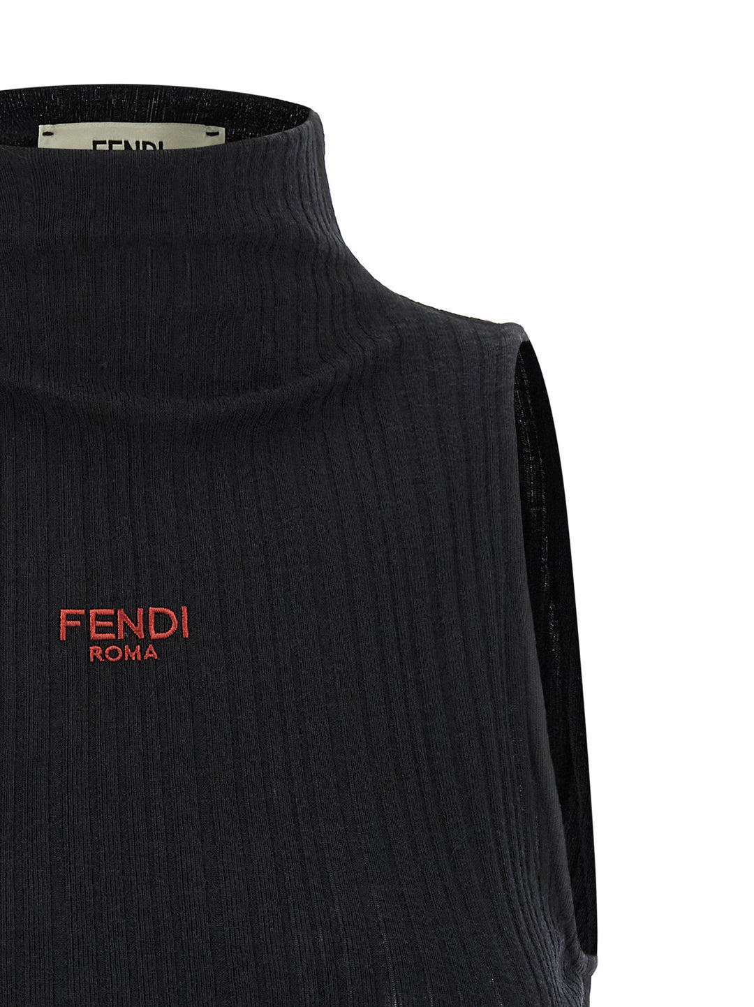 Fendi Ruffled Top Top - Nero | dd0cf164ce3f848d2a4dbad03fc02b0ca3553d7c