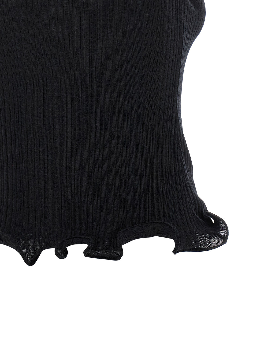 Fendi Ruffled Top Top - Nero | 751fe6038cb9198e21f42dd174c24f3042f5238f