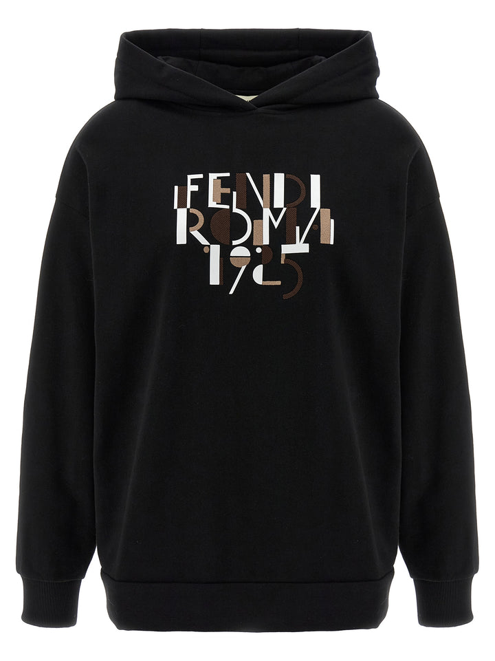 Fendi Fendi Roma Felpe - Nero | 58ee5789e7ce02cfa98cff22bf4c4935aede1f09