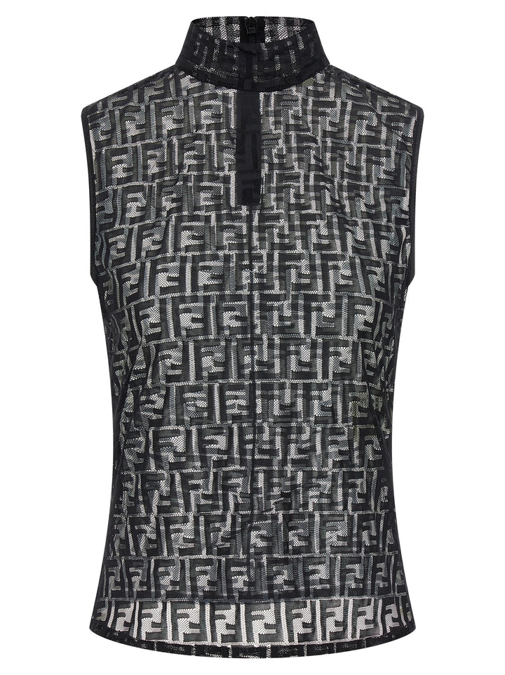 Fendi Ff Top - Nero | 188b04ee691739d2f0e96ab86d36a06fe08d8a08