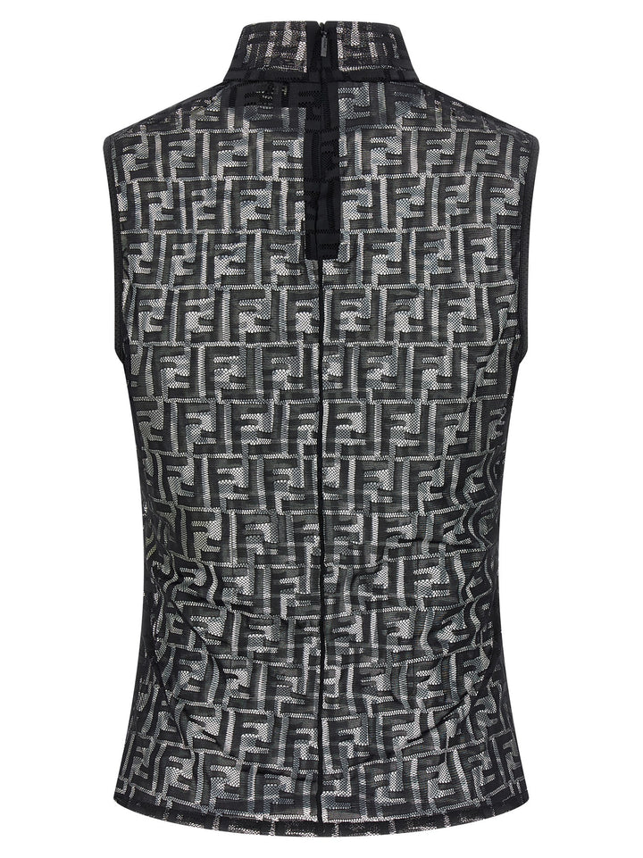 Fendi Ff Top - Nero | 027472c48b42f945954848ced7e7edebf22a3b50