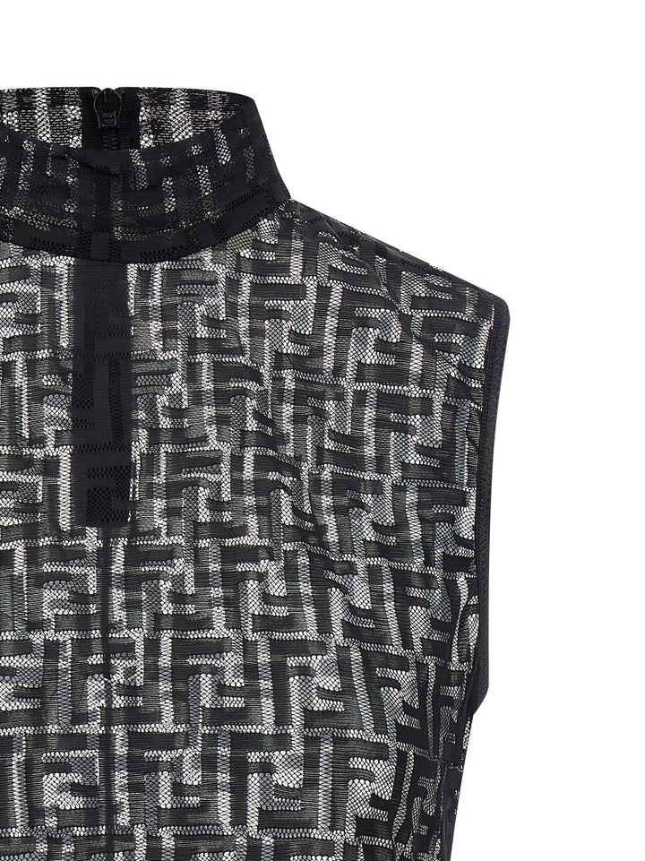 Fendi Ff Top - Nero | 17fcab57888d08734b5fa8e3e8cd214a8d4e46ce