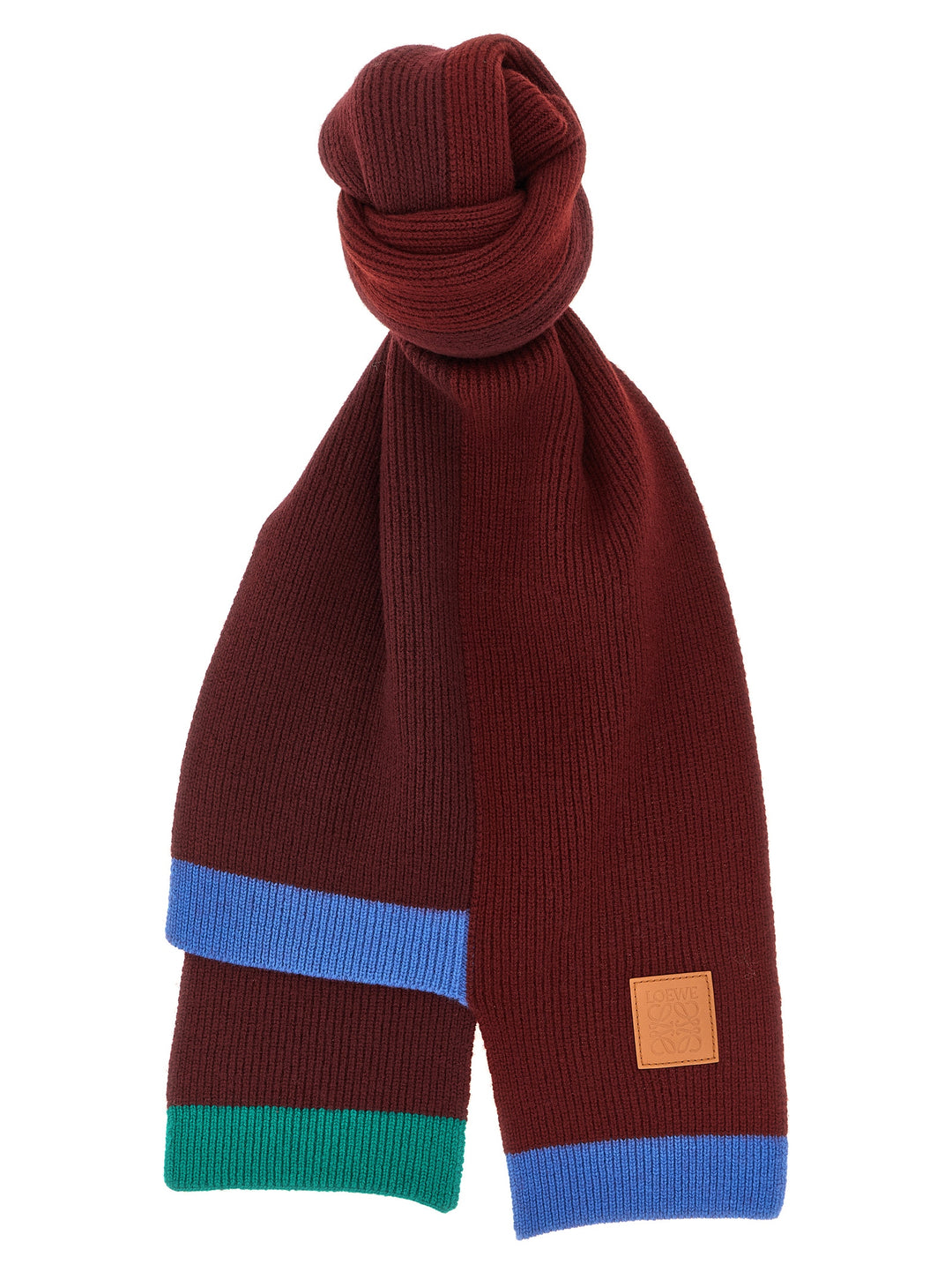 Loewe Wool Asymmetrical Scarf Sciarpe - Multicolor | 0d0c046386ea89117ba4ff2840c671579da6f97c