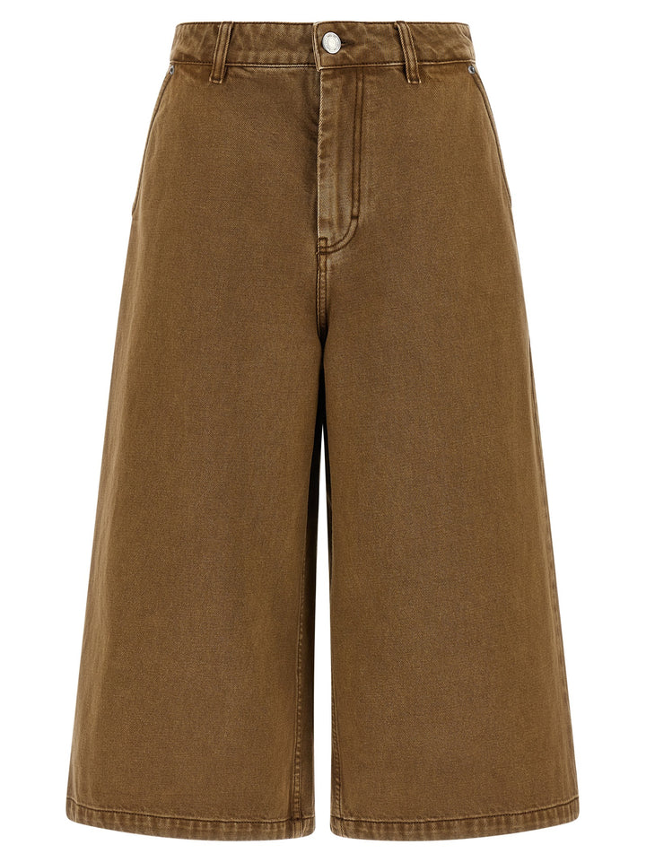 Ami Paris Denim Bermuda Shorts Bermuda e Short - Marrone | 7cfbce0619e4c1ecaa8399b75ca17cd7bcffdc0d