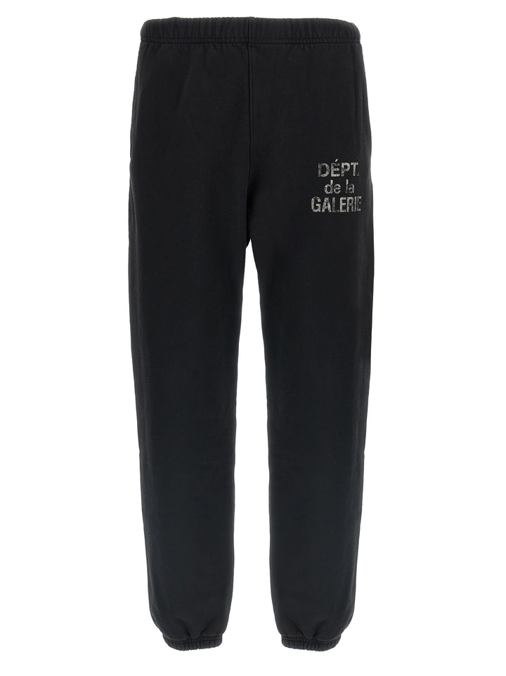 Gallery Dept. Sweatshirt Joggers Pantaloni - Nero | 6944a710980ad8f2ba21137a4804684d5a716cb3