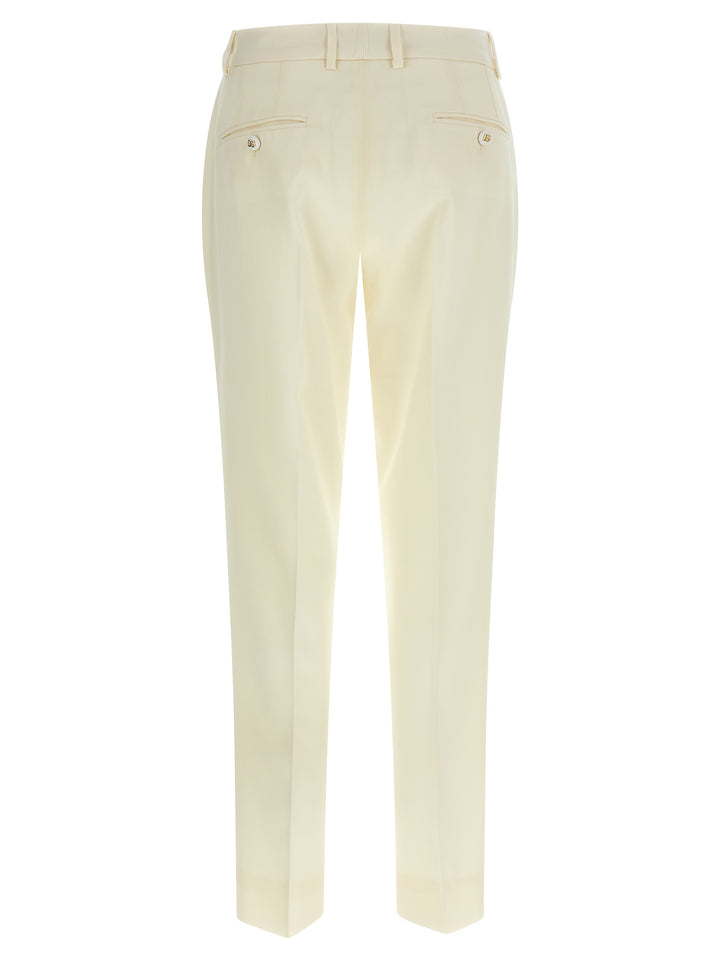 Dolce & Gabbana Kate Pantaloni - Bianco | ed4d976bd11e3c518b3c47b14174d393f34d8a14