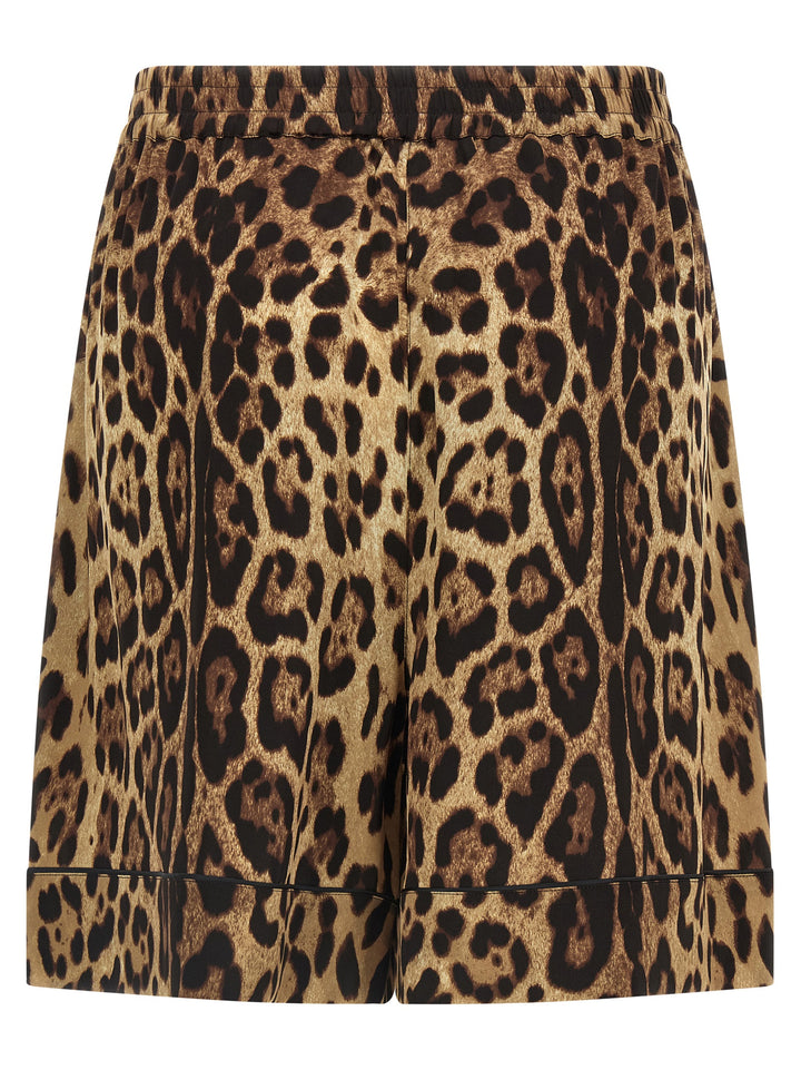 Dolce & Gabbana Leopard Shorts Bermuda e Short - Marrone | cf9ec161b6134af99a95aac47a412b04f2b7524e