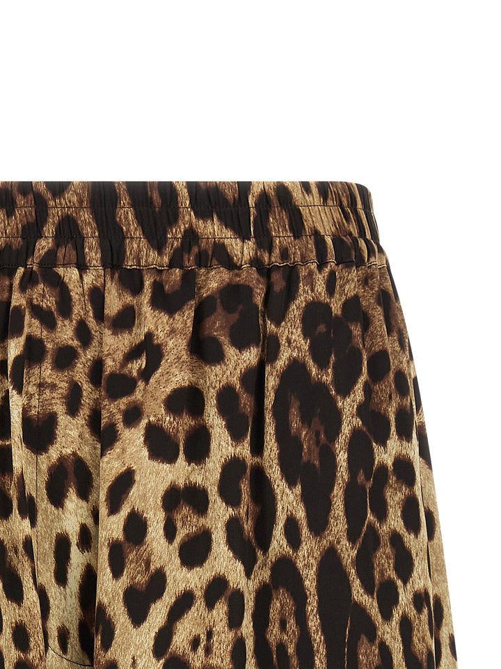 Dolce & Gabbana Leopard Shorts Bermuda e Short - Marrone | 70c306726cbf285b1f72839132d4328e084969e1